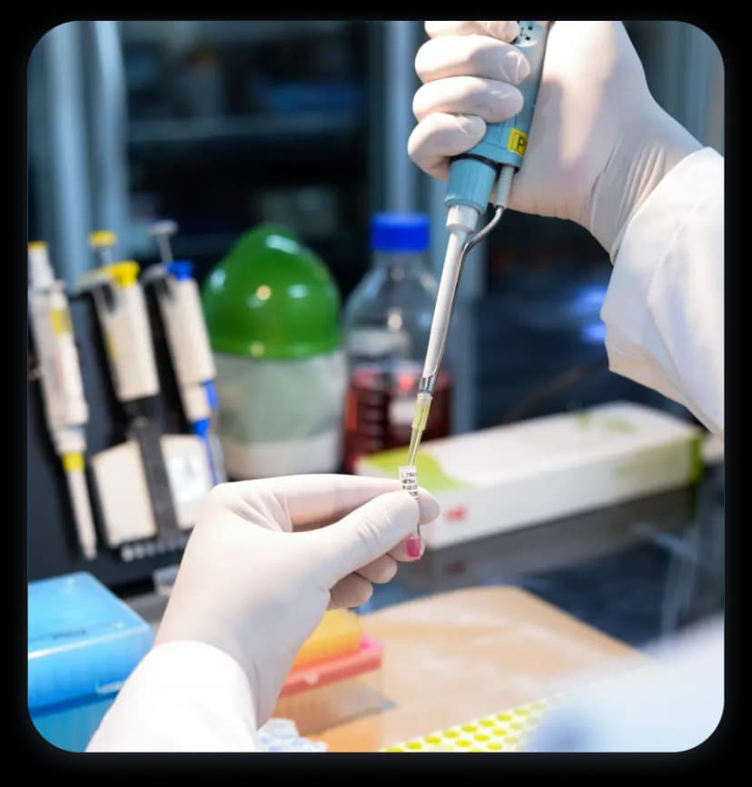 Nédico manipulando uma seringa