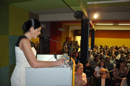 Tatiana Forte, diretora de extensão da FPP, foi a mestre de cerimônias do evento. 