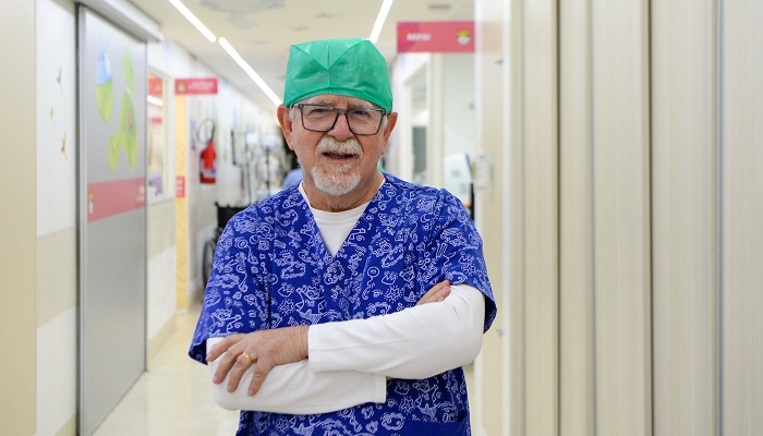 Sérgio Tenório: um dos primeiros anestesistas do Hospital