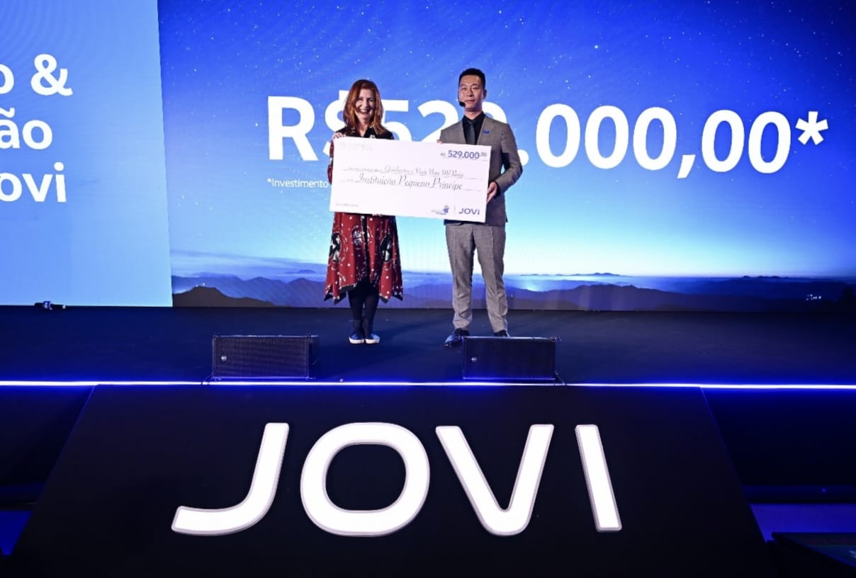 parceria JOVI e Hospital Pequeno Príncipe