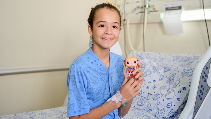 Veja a trajetória da paciente Julia de Carvalho Daniel